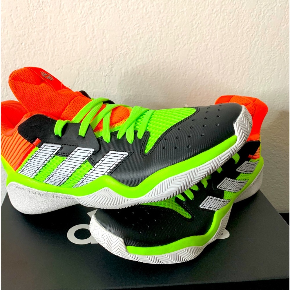 Adidas Harden Stepback EF9890 Black/Glory Mint Green Basketball Shoes Men's 8